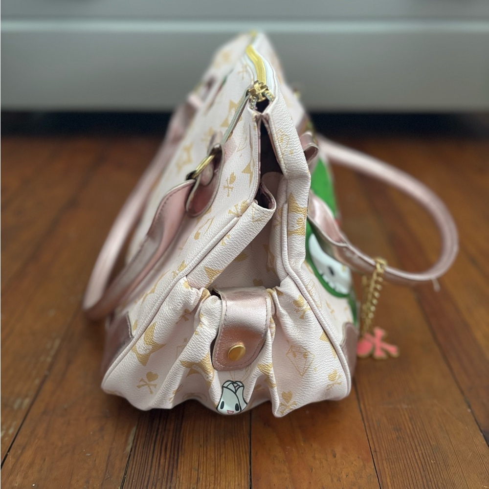 Hello Kitty x Tokidoki Pink and Green Shoulder Bag - Picture 3 of 13